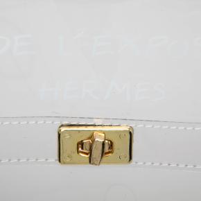 Hermes Transparent Vinyl Souvenir De L Exposition Kelly Handbag 6
