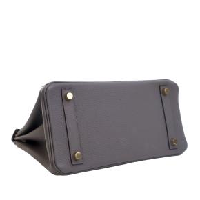 Hermes Etain Togo Birkin Retourne 25 11