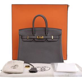 Hermes Etain Togo Birkin Retourne 25 15