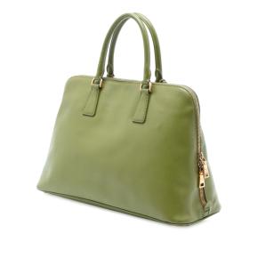 Prada Green Large Saffiano Lux Promenade Satchel 2