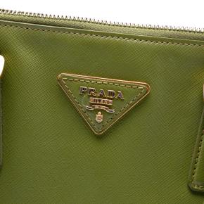 Prada Green Large Saffiano Lux Promenade Satchel 5