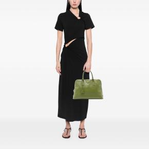 Prada Green Large Saffiano Lux Promenade Satchel 6