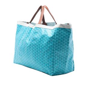 Goyard Blue Goyardine Reversible Belharra Tote 2