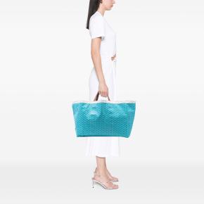 Goyard Blue Goyardine Reversible Belharra Tote 6