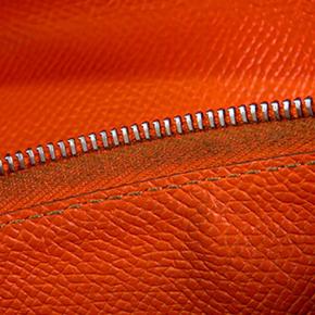 Hermes Orange Epsom Kelly Longue Wallet 12