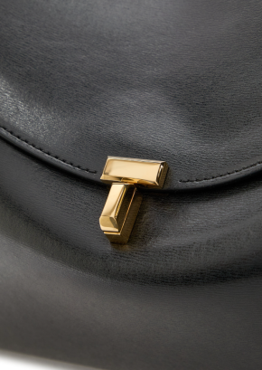 Toteme Leather T-Lock Top-Handle Bag 5