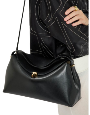 Toteme Leather T-Lock Top-Handle Bag 7