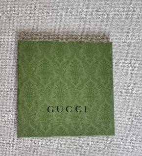 Gucci Cobalt Blue Wool/Silk Blend Scarf 7