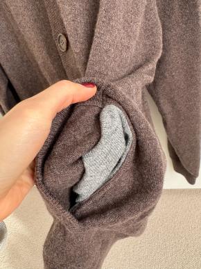 Brunello Cucinelli Hooded Cashmere Sweater/Cardigan 6