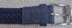 Tod's Blue Suede Plaited Belt 7
