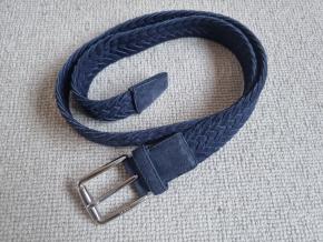 Tod's Blue Suede Plaited Belt 8