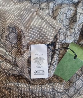 Gucci Brown GG Silk/Wool Scarf/Stole 5