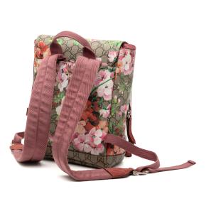 Gucci Small GG Supreme Blooms Single Buckle Backpack 2