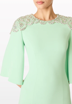 Jenny Packham Daze Minimal Gown Sculpted Sleeves 3