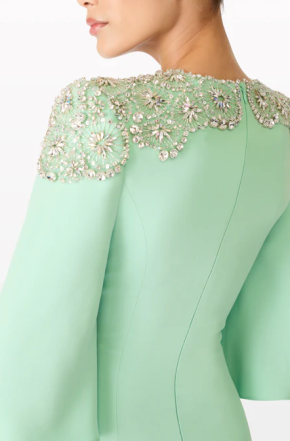 Jenny Packham Daze Minimal Gown Sculpted Sleeves 2