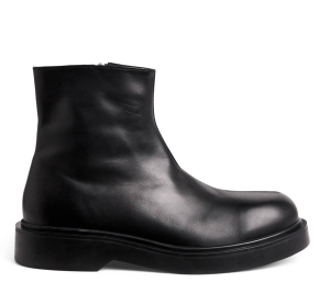 Sandro Zipped Leather Ankle Boots 2