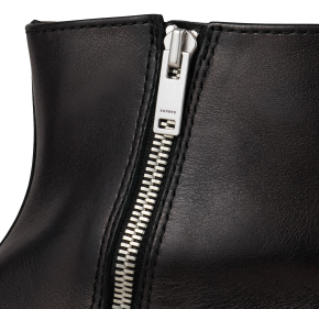 Sandro Zipped Leather Ankle Boots 6