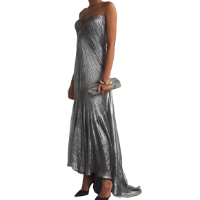 Maria Lucia Hohan Lucia Hohan Metallic Raisa Gown 38 2