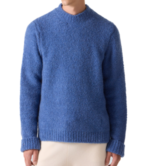 God's True Cashmere Cloud Sweater With Lapis Lazuli 5