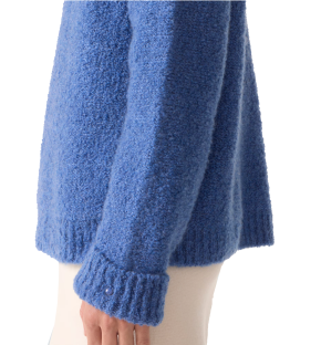 God's True Cashmere Cloud Sweater With Lapis Lazuli 3