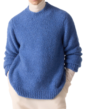 God's True Cashmere Cloud Sweater With Lapis Lazuli 2