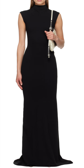 Jacquemus  La Robe Alba Crepe Gown 3