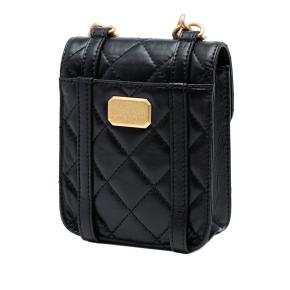 Chanel Black Mini Aged Calfskin City School Flap 2