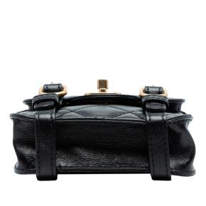 Chanel Black Mini Aged Calfskin City School Flap 3