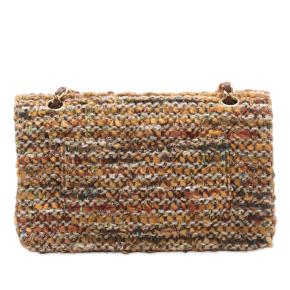 Chanel Multi Medium Classic Tweed Double Flap 2