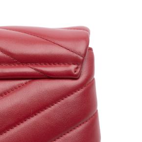 Saint Laurent Dark Red TLoulou oy Matelasse Leather Monogram Crossbody 8