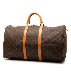 Louis Vuitton Coated Canvas Monogram Keepall 55 3
