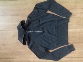 Miu Miu Grey Cashmere Half Zipper Sweater 5