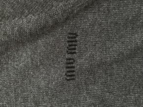 Miu Miu Grey Cashmere Half Zipper Sweater 13