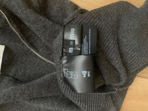 Miu Miu Grey Cashmere Half Zipper Sweater 9