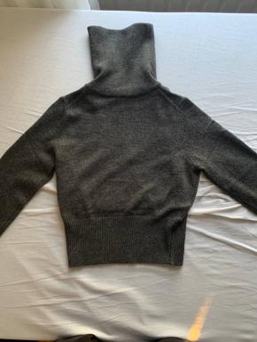 Miu Miu Grey Cashmere Half Zipper Sweater 4