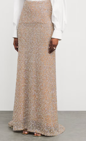 Costarellos Sequinned Ella Maxi Skirt 5