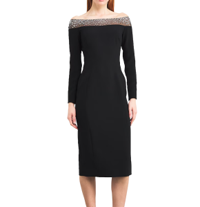 Jenny Packham Embellished Calypso Midi Dress 6