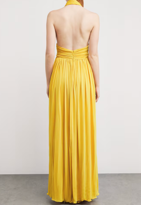 Giambattista Valli Tulle Halterneck Maxi Dres 5
