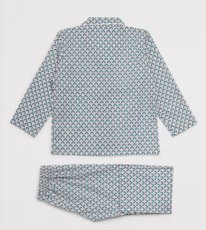 Derek Rose Kids Printed Ledbury Pyjama Set (3-12 Years) 2
