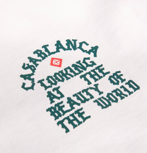 Casablanca Beauty Of The World Logo T-Shirt 2