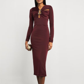 Rebecca Vallance Jersey Mischa Midi Dress 5