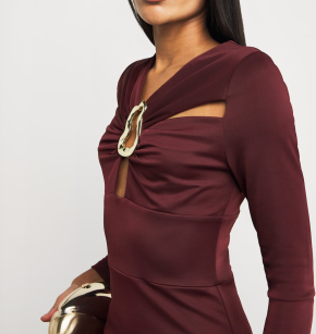 Rebecca Vallance Jersey Mischa Midi Dress 4