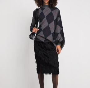 A.W.A.K.E. Mode Merino Wool Argyle Sweater 3