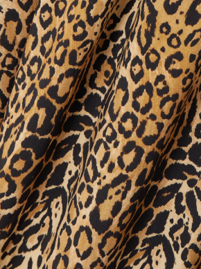 Melissa Odabash Elsa Belted Leopard-Print Jersey Maxi Wrap Skirt 6