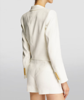 Veronica Beard Linen-Blend Hosanna Dickey Blazer 3