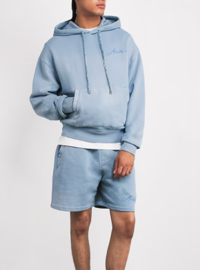 Amiri Cotton Bleach Bandana Hoodie 2