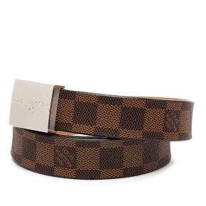 Louis Vuitton Coated Canvas Damier Ebene Ceinture Belt 85cms 2