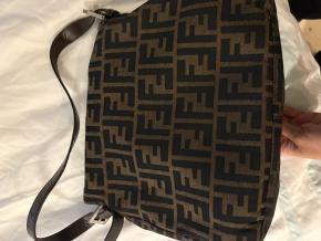 Fendi Zucca Mamma Baguette Shoulder Bag 3