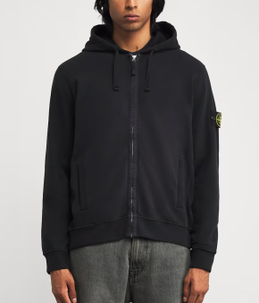 Stone Island Cotton Compass Logo Hoodie Jacket 4