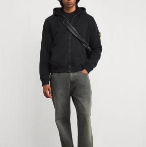 Stone Island Cotton Compass Logo Hoodie Jacket 2